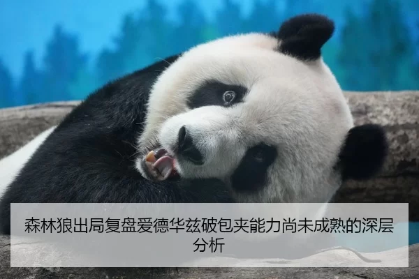 森林狼出局复盘爱德华兹破包夹能力尚未成熟的深层分析（beats365）